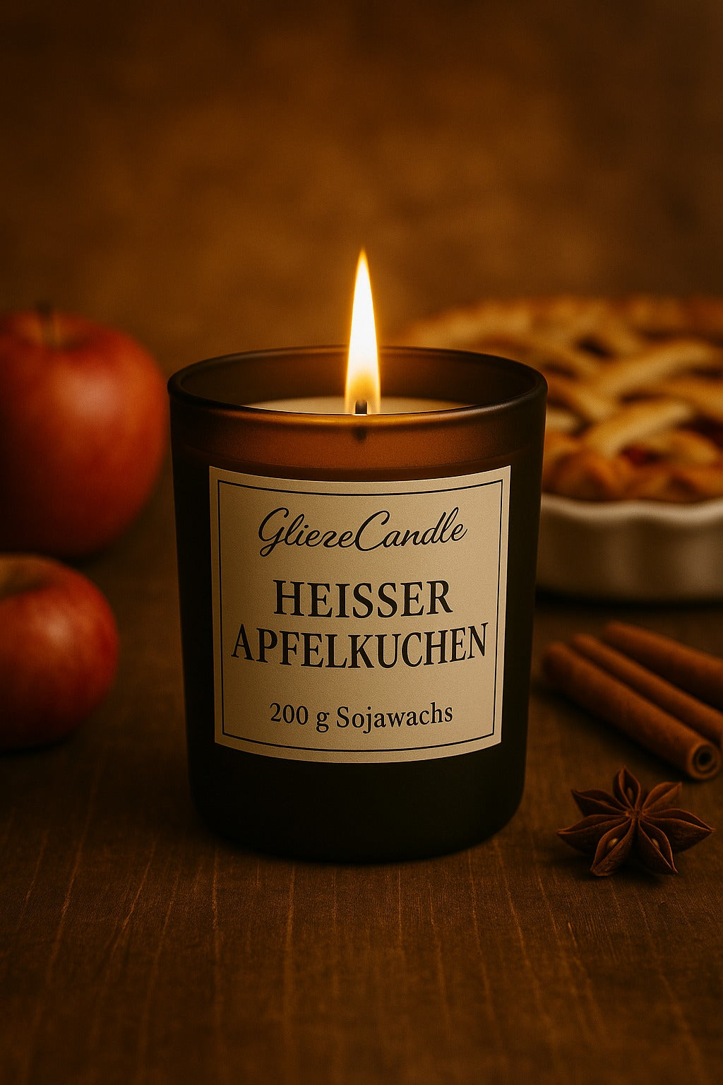 Heißer Apfelkuchen